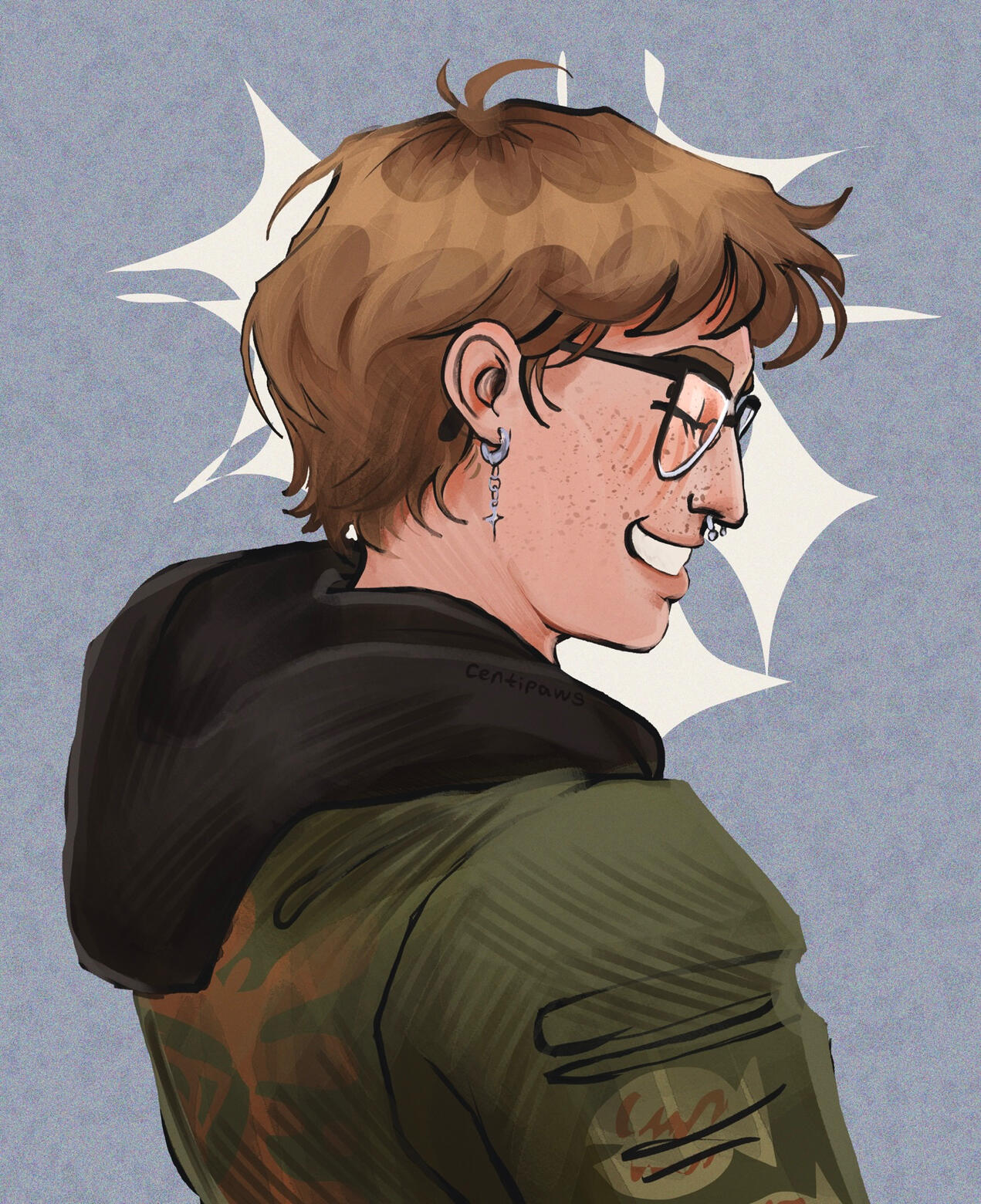 Self portrait for class assignment (2026)